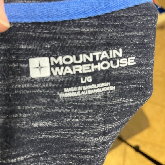 Mountain Warehouse Henley t-shirt in Blue styled colour. - Picture 1 of 2